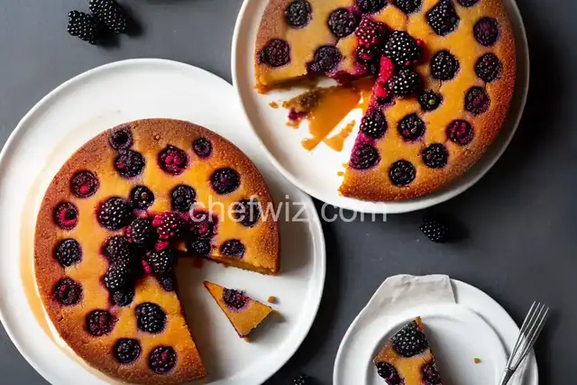 Blackberry Upside Down Cake