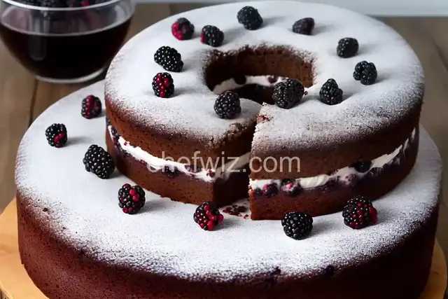 Blackberry Wine Cake