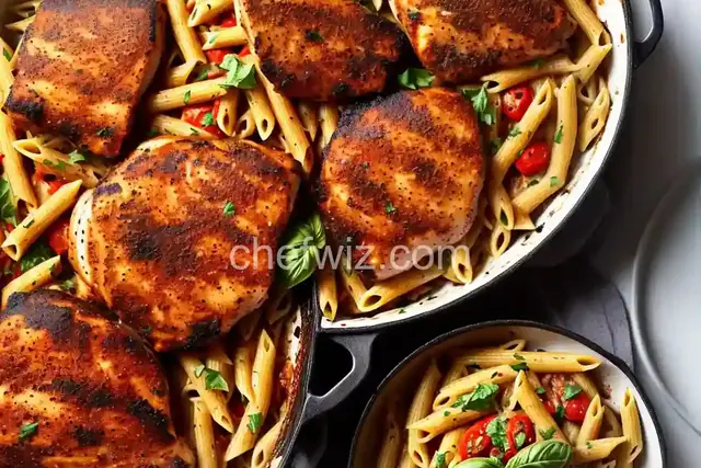 Blackened Chicken Pasta