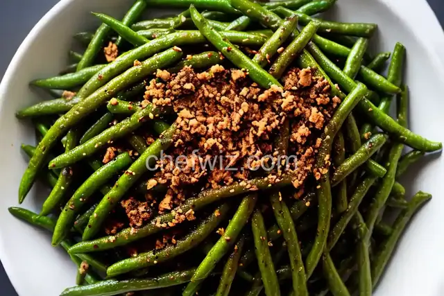 Blackened Green Beans