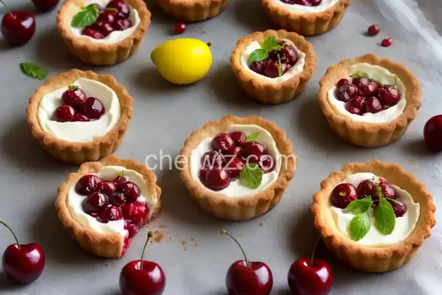 Blanca's Cherry Cheese Tarts