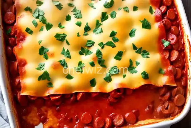 Blazy's Pepperoni Studded Lasagna