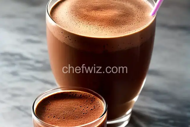 Blended Mocha Drink