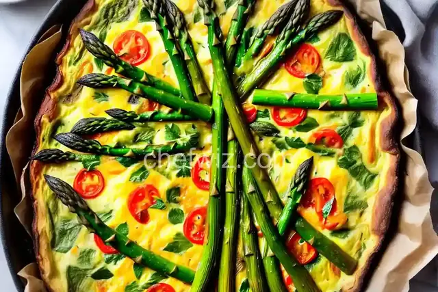 Blistered Asparagus Frittata