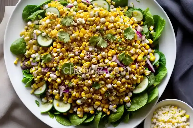 Blistered Corn and Scallion Salad