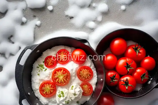 Blistered Tomatoes in the Snow