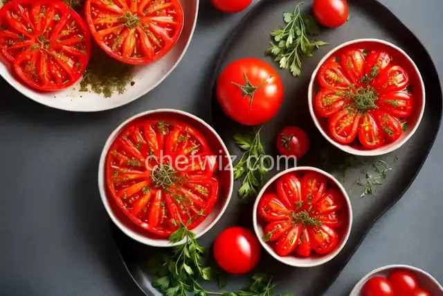 Blistered Tomatoes with Herbs