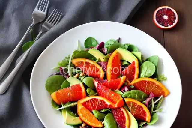 Blood Orange & Avocado Salad