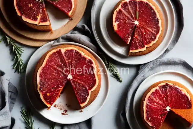 Blood Orange–Rosemary Olive Oil Cake