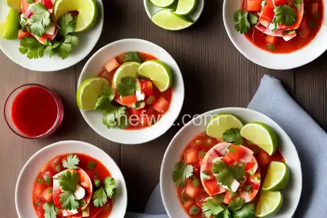 Bloody Mary Ceviche