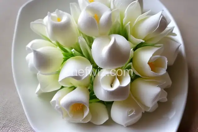 Blooming Marshmallow Flowers