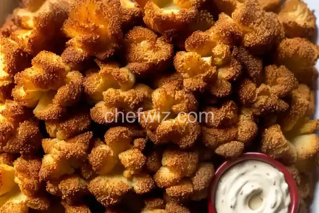Blooming Onion and Dipping Sauce