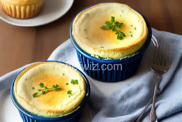 Blue Cheese Souffle