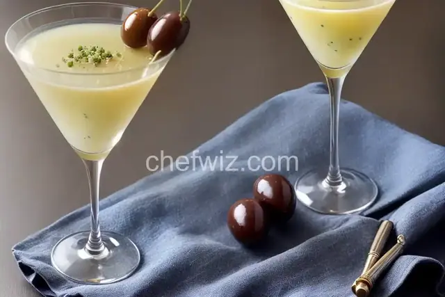 Blue Cheese-Stuffed Olives Martini