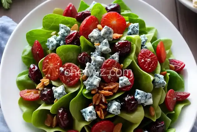 Blue Cheese and Dried Cranberry Tossed Salad