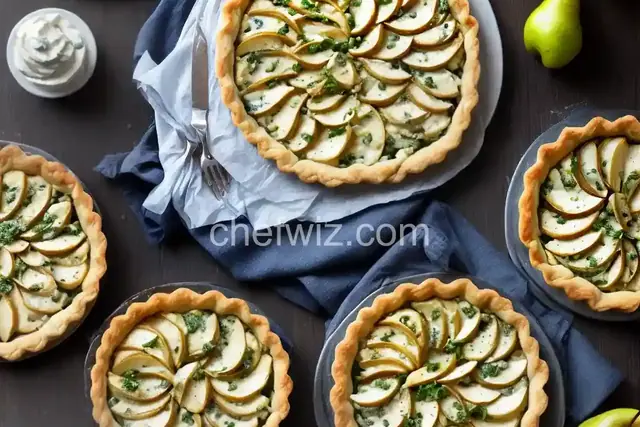 Blue Cheese and Pear Tartlets