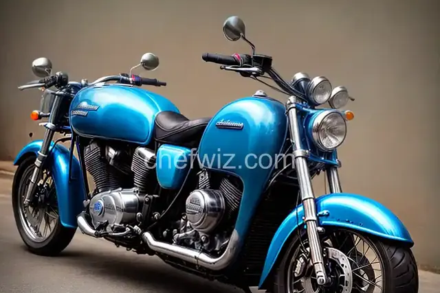 Blue Motorcycle