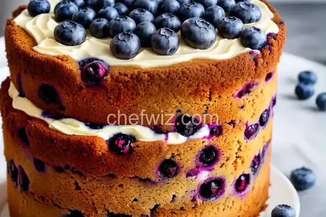 Blueberry Bottom Cake
