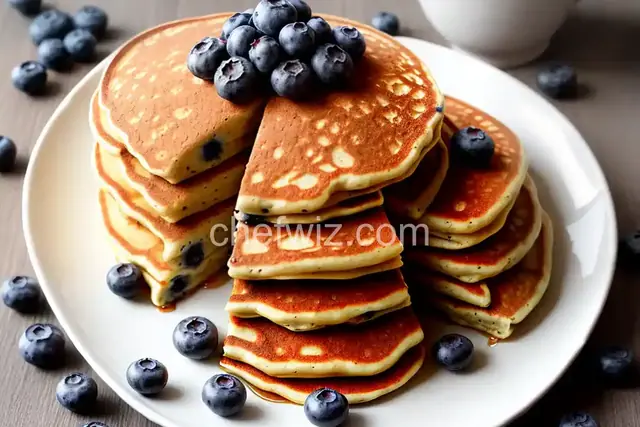 Blueberry Buckwheat Pancakes