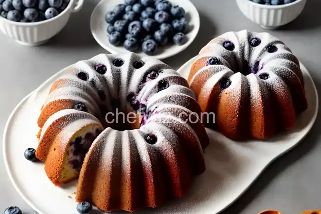Blueberry Buttermilk Bundt Cake