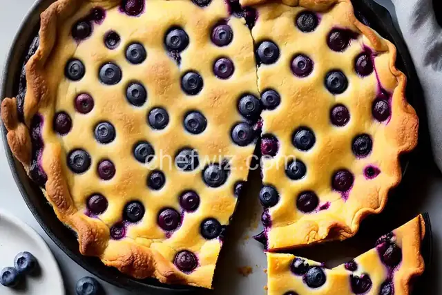 Blueberry-Buttermilk Chess Pie