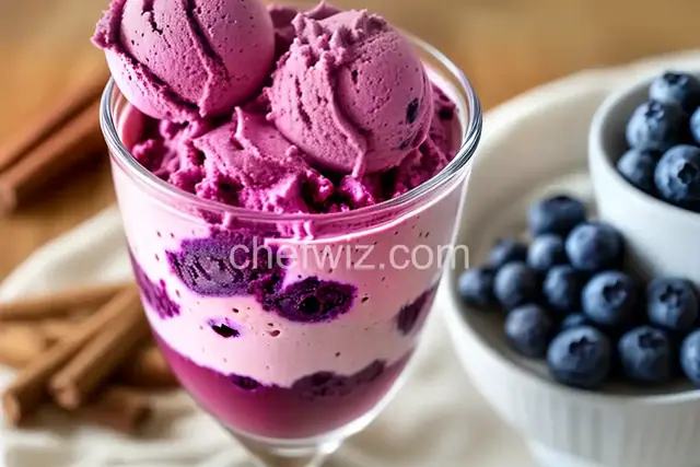 Blueberry Cheesecake Ice Cream