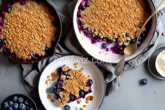 Blueberry Cinnamon Crisp