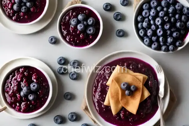Blueberry Compote for Crepes