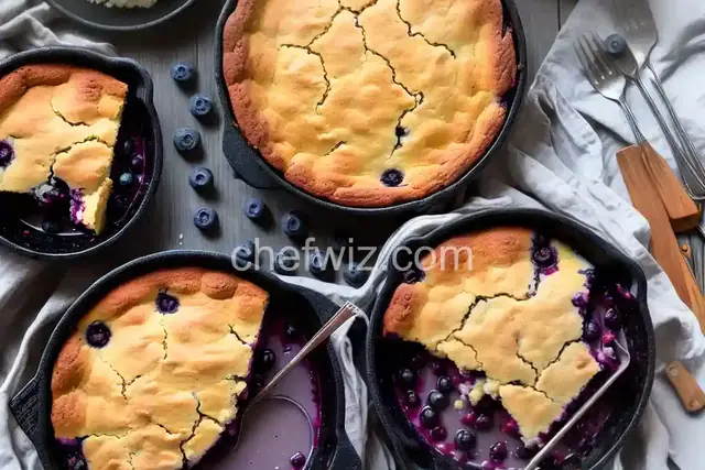 Blueberry Cornbread Cobbler