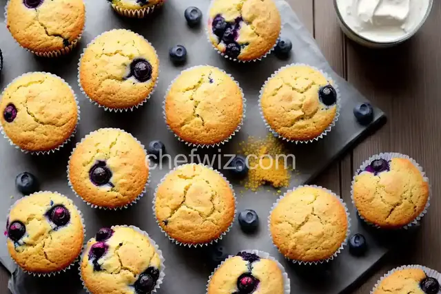 Blueberry Cornmeal Muffins