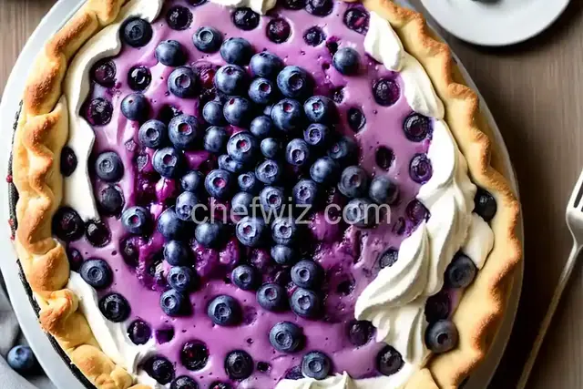 Blueberry Cream Cheese Pie