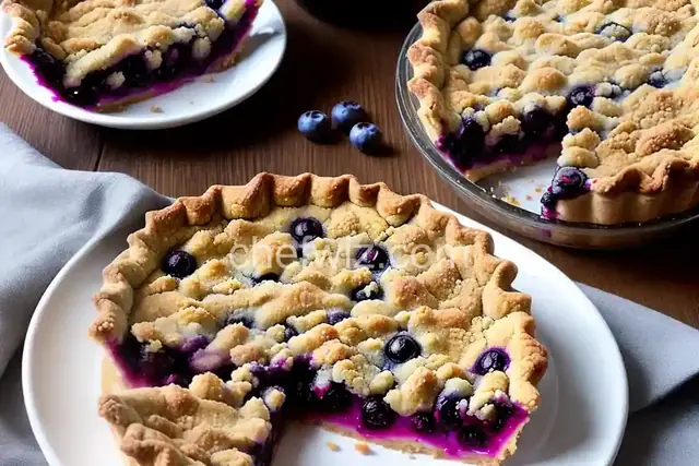 Blueberry Crumb Pie