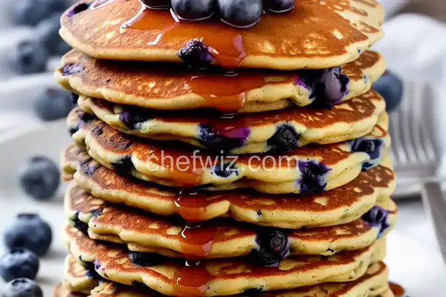Blueberry Flax Pancakes