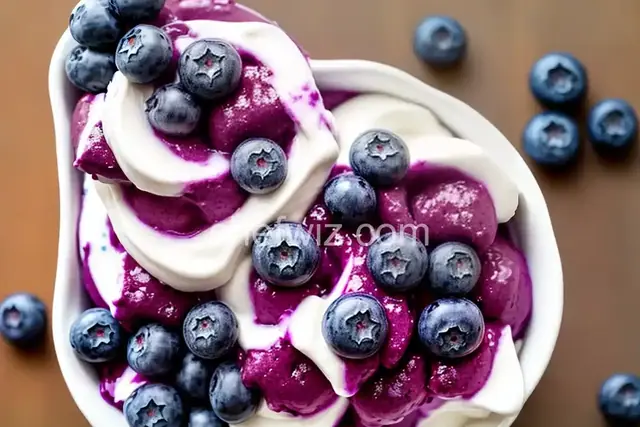 Blueberry Frozen Yogurt