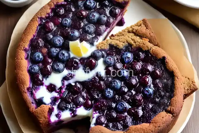 Blueberry-Ginger Buckle