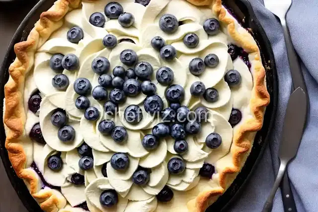 Blueberry Goat Cheese Pie