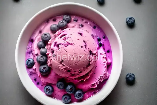 Blueberry Ice Cream