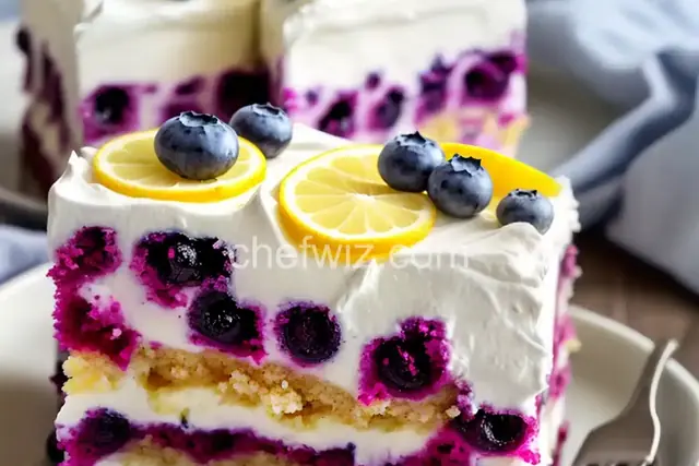 Blueberry-Lemon Icebox Cake
