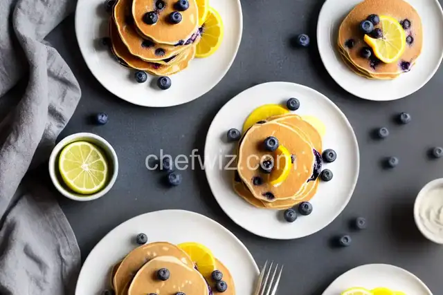 Blueberry Lemon Yogurt Pancakes