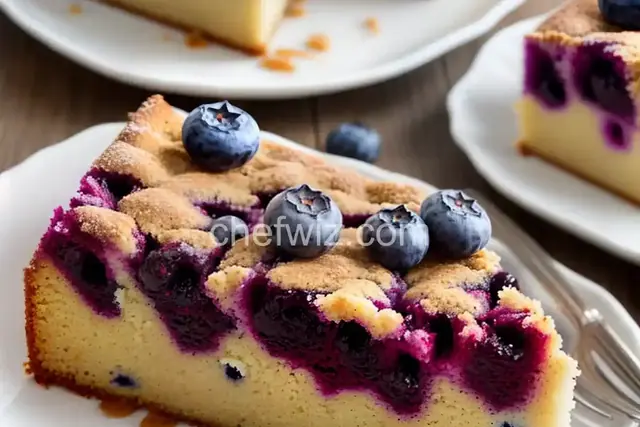 Blueberry Maple Tea Cake