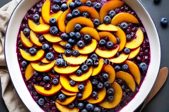 Blueberry Nectarine Crisp