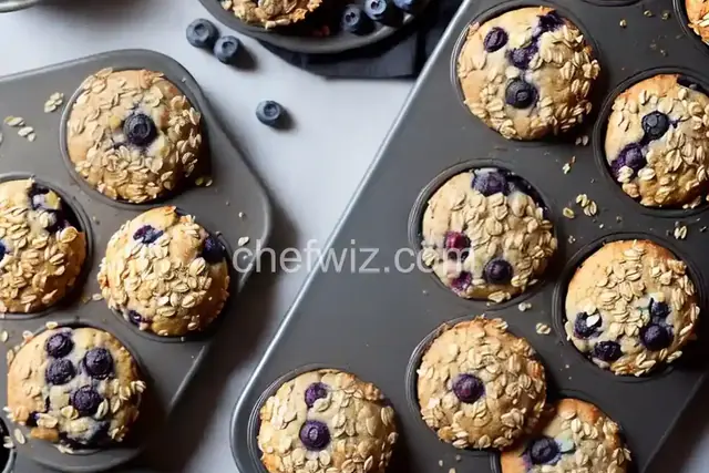 Blueberry Oat Muffins
