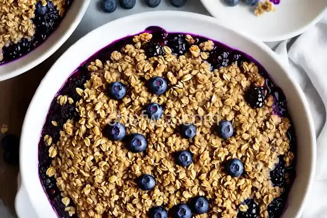 Blueberry-Oatmeal Crisp