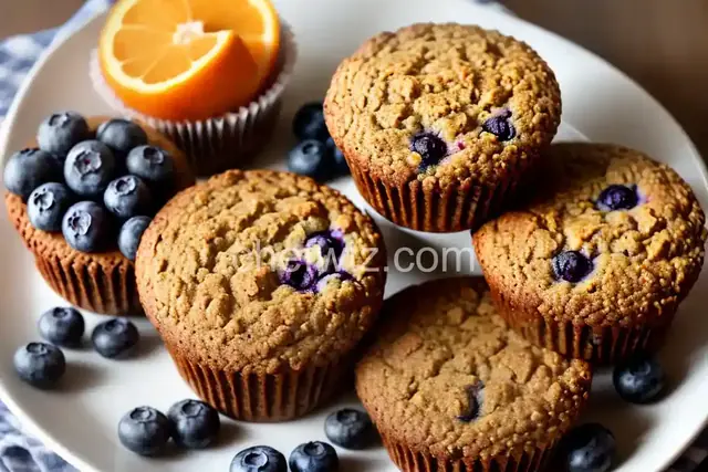 Blueberry Orange Bran Muffin