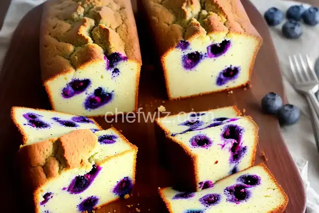 Blueberry Pound Cake