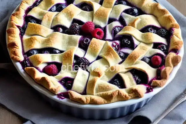 Blueberry Raspberry Pie