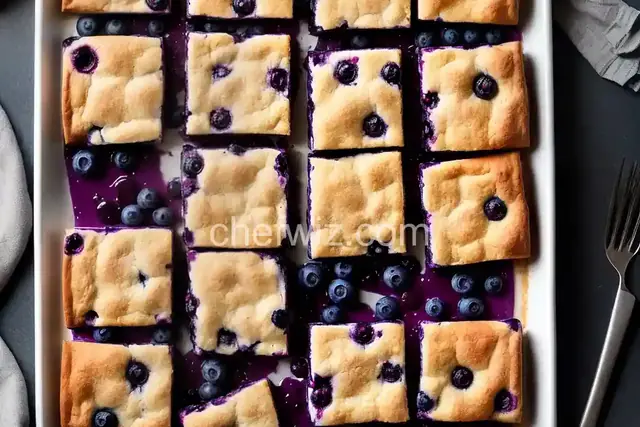 Blueberry Ricotta Squares