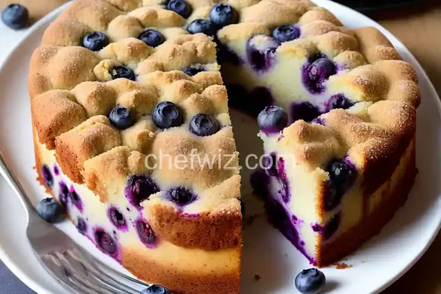 Blueberry Sour Cream Coffee Cake