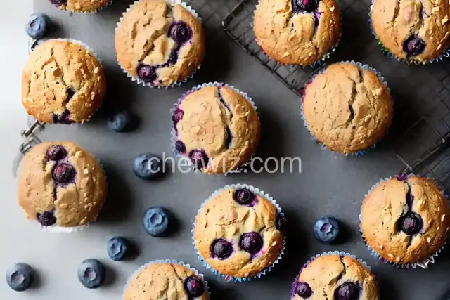 Blueberry Spelt Muffins