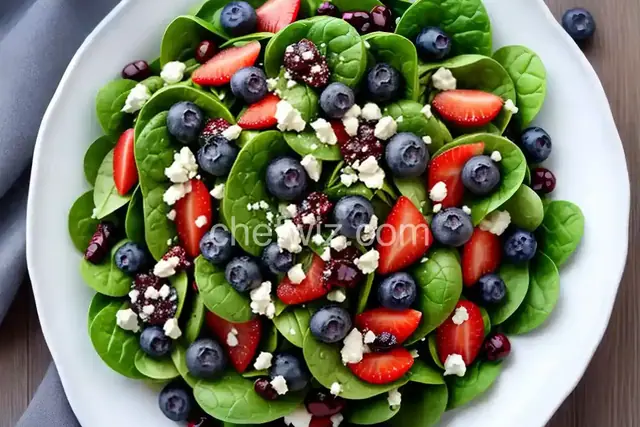 Blueberry Spinach Salad